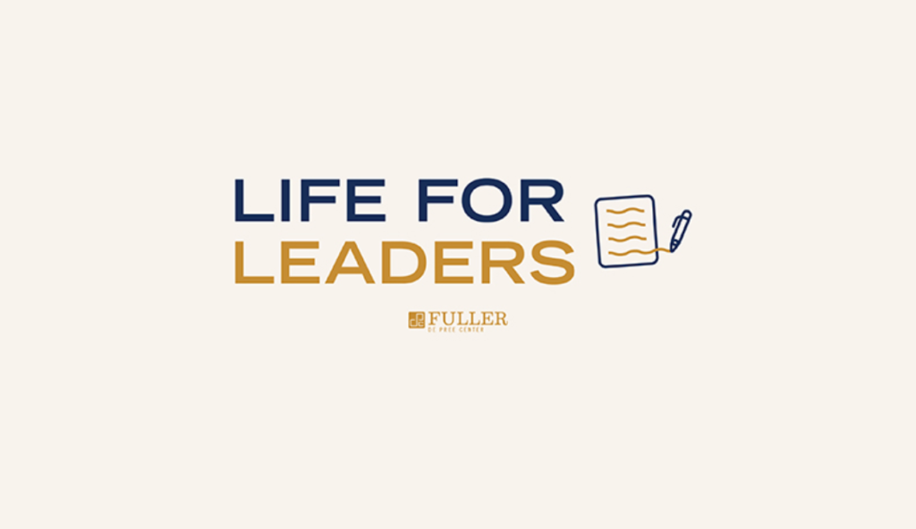 Life for Leaders is a daily devotional that will help you strengthen your relationship with God and integrate your faith with your work and leadership.