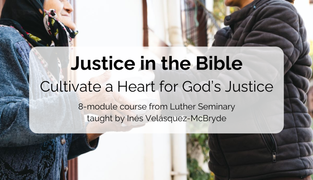 Justice in the Bible 8-module course